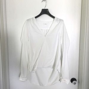 Rag & Bone Jean cross front white top